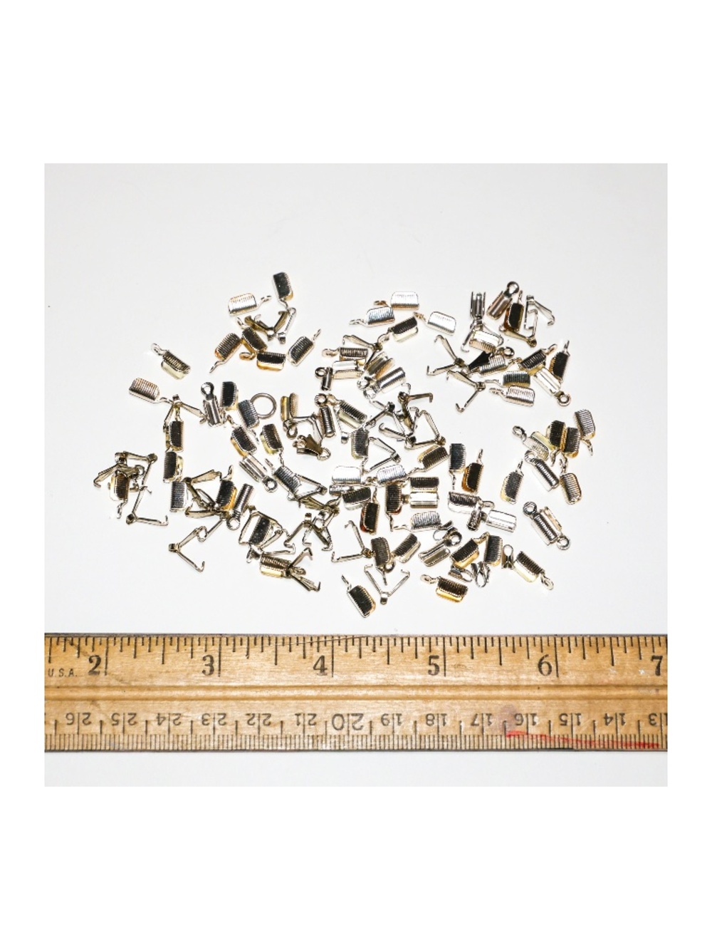 New - Bag of Silver Plated bails for jewelry making